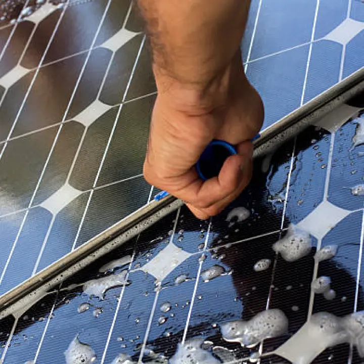 Residential maintaining solar panels Services